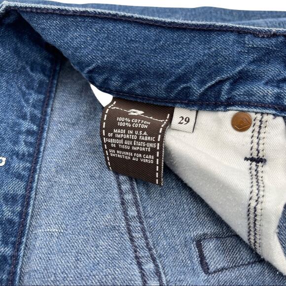 7 FOR ALL MANKIND STANDARD straight jeans SIZE 29 AIRWEFT STANDARD IN FLASH - Picture 6 of 11